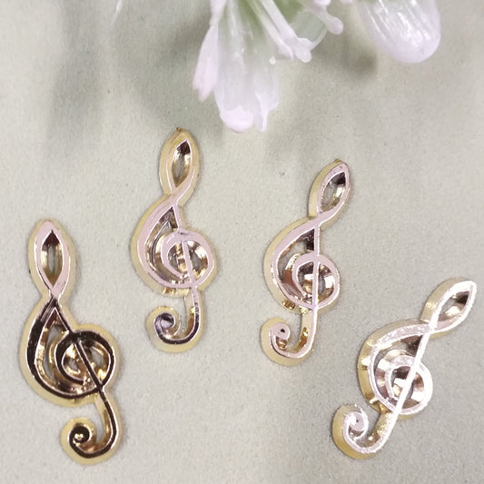 chiave di violino sol 2.5 cm stafil marianne hobby nota musicale uso fai da te packaging confezionamento bomboniere con applicazioni decorazioni