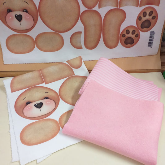 orsetto Babe Renkalik pannello pannolenci stampato nascita bebè baby azzurro femminuccia rosa uso fai da te fiocco coccarda babyshower