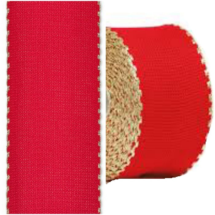 rosso oro nastro da bordo, fascia bordura di tela aida bordino dorato Natale per ricamo cifre iniziali auguri scritte e ricamare biancheria della casa