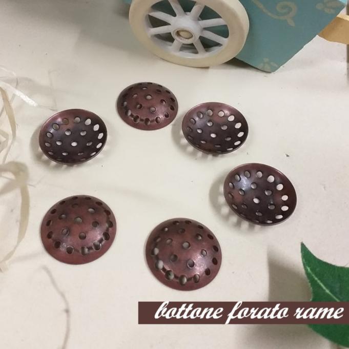 setaccio basi per ciondoli bigiotteria bijoux minuterie metalliche ramecerchio forato bottone supporto tecnica riccio perline perle collane