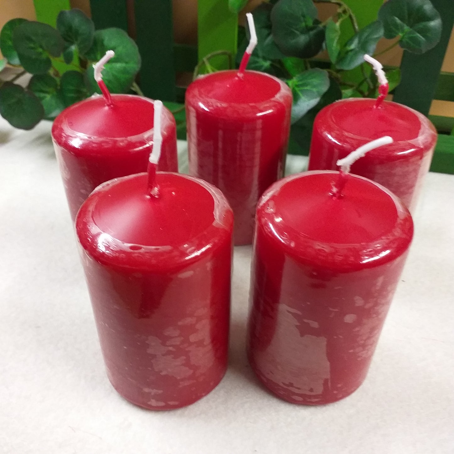 alta qualità Wiedemann cera rossa tedesca made in Germany 218308.001 80 x 50 mm 18 ore durata shop online forma cilindrica candele moccoli ceri da decorare fai da te per composizioni natalizie