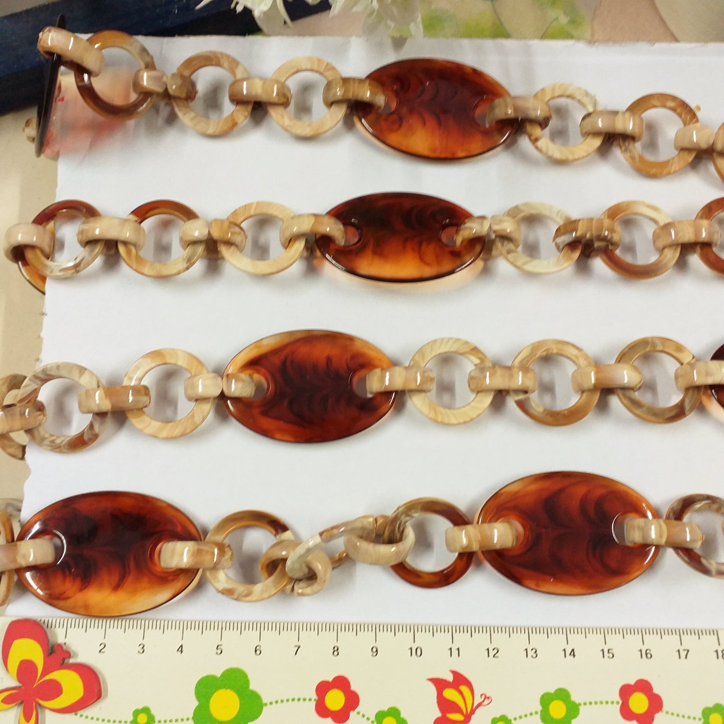 anellini ovali rotondi colore corno tartaruga catena di plastica acrilica per borse fatte a mano uncinetto artigianali accessori manici fai da te gioielli di bigiotteria collane cinture artigianali