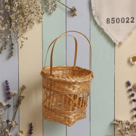 mini cestini piccoli 2 manici uso per bomboniere portaconfetti vimini hobby fai da te confezionamento confetti caramelle packaging decorazioni hobbistica fiori regalini pasquali ovette cioccolato