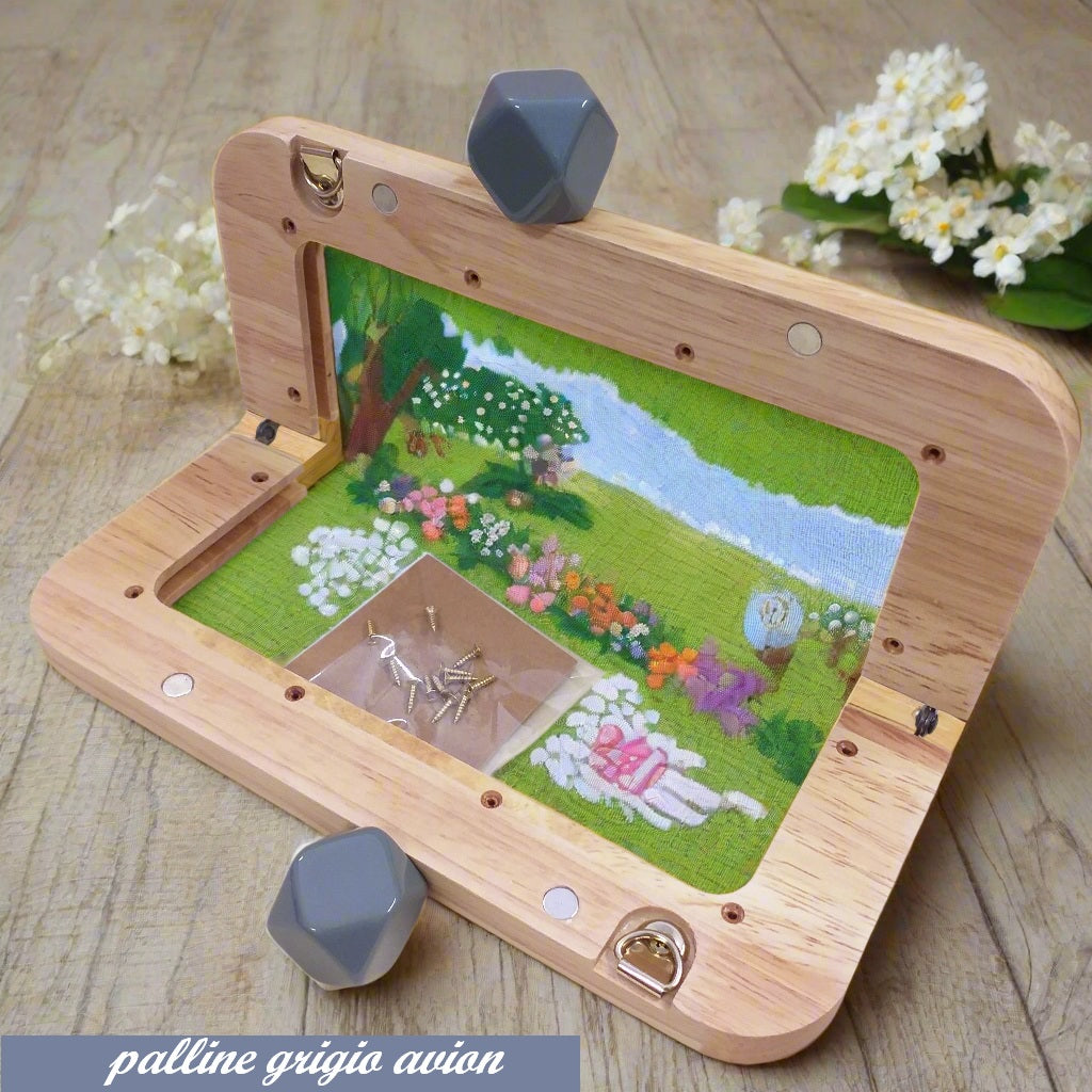 palline pomelli grigio avion pomoli colorati chiusure clic clac legno wooden clutch bags per borse uncinetto pochette da sera cerimonia lavoro a maglia artigianale telaio aperto con viti
