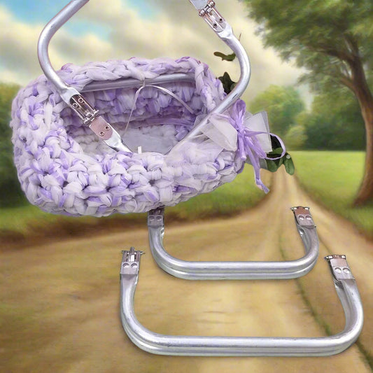 16-20 cm piccole o grandi chiusura ad arco rettangolare a molla a scomparsa scatto clic clac per clutch bag crochet pochette borse uncinetto da cerimonia rafia fettuccia