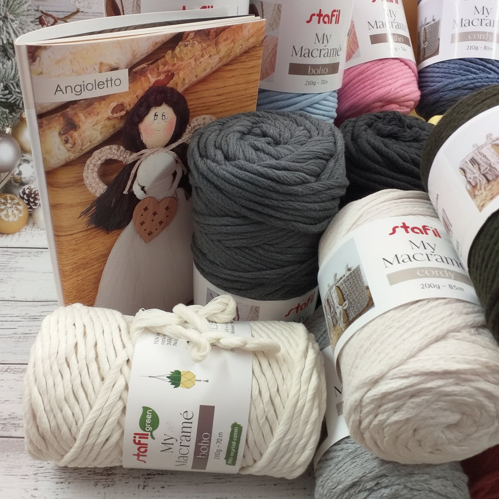 idea angioletto natale e vetrina colori cordino macramè 4 mm filato stafil cordy cotone intrecciato cordoncino per tende borse nodi marinari spago uso lavorazione a mano uncinetto creazioni portapiante decorazioni muro arazzi scacciapensieri giostrine cuscini tappeti coperte cestini