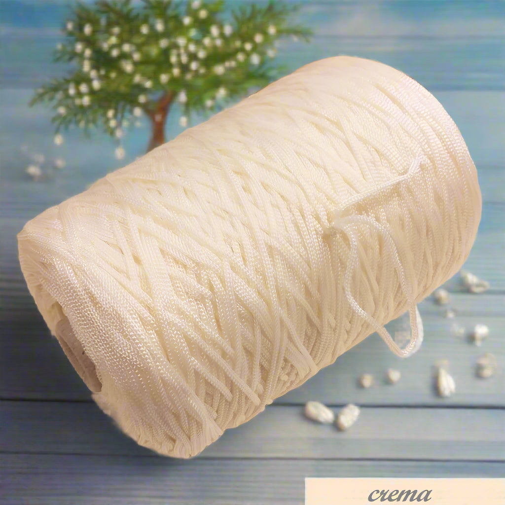 colore crema panna cucirini tre stelle rocca 500 grammi thai sintetico cordino borse uncinetto tripolino cordoncino colori autunnali per progetti crochet clutch bags amigurumi pochette borsette da sera