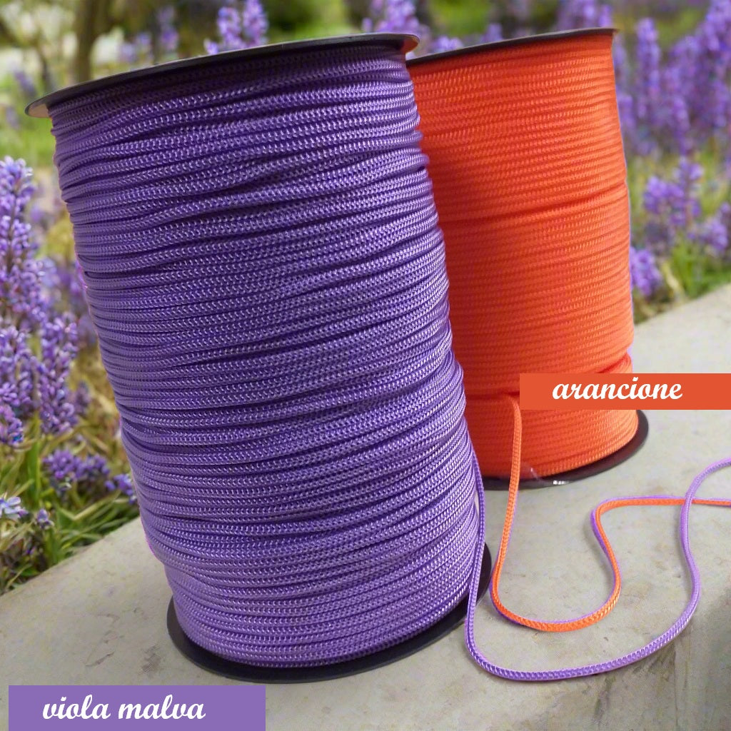 viola malva arancione colori cordino thai cordoncino borse uncinetto ferri maglia stafil uso pochette clutch bags cerimonia sera estive mare ciabatte corda sacca spiaggia cappelli bijoux