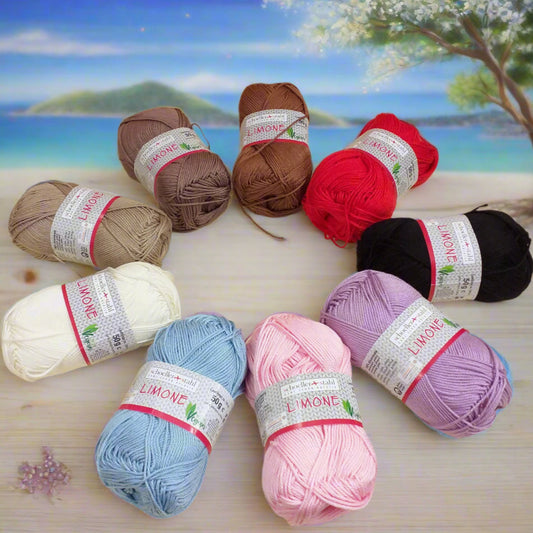 colori bianco e nero rosso lilla lavanda rosa azzurro celeste beige mokka nocciola  stafil-schoeller limone stock filo di cotone grosso per uncinetto ferri lavori a maglia 3-4 uso sferruzzare crochet top costumi estivi scialli maglie sandali espadrillas capelli bambole di pezza moda mare abbigliamento