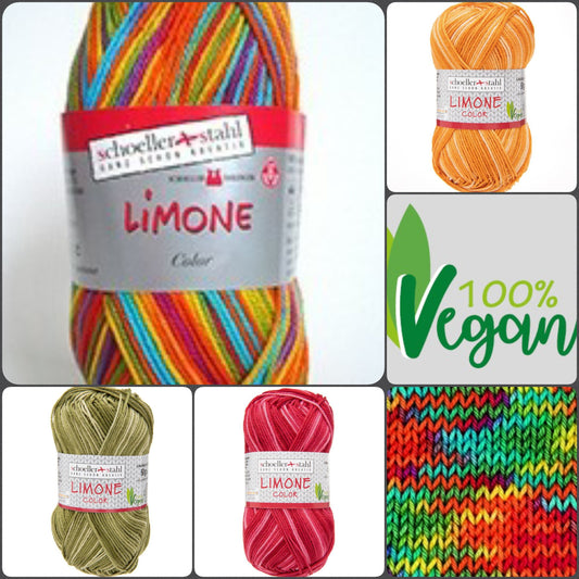 filato sfumato Stafil-Schoeller filo Limone 100% vegano gomitoli stock cotone uncinetto lavori a maglia ferri da calza