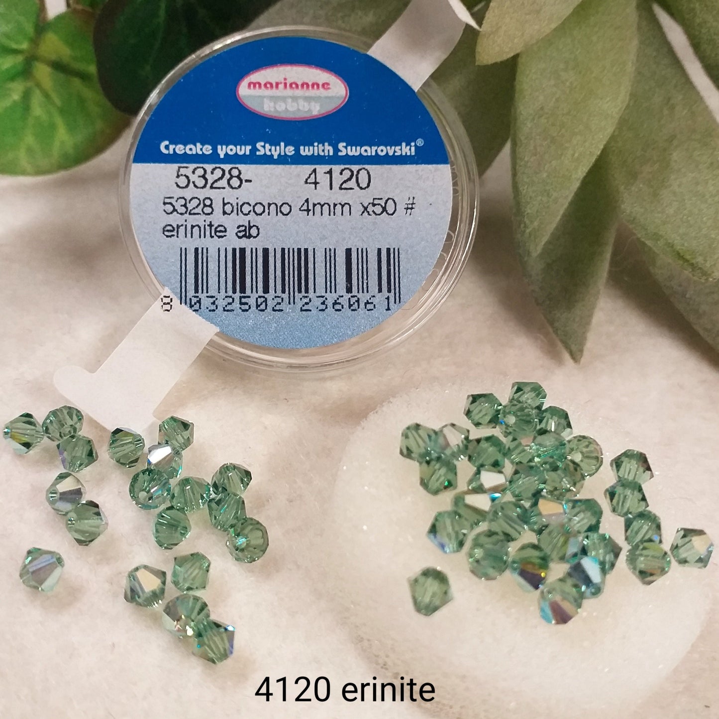 erinite 4120 AB bicono rombetti Swarovski perline uso creare lavorazione artigianale orecchini perle anelli gioielli bijoux di bigiotteria