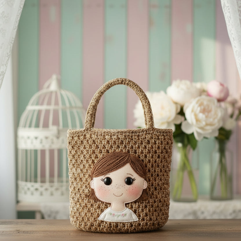 Faccine maglina grandi per bambole pezza fai da te dipinte e