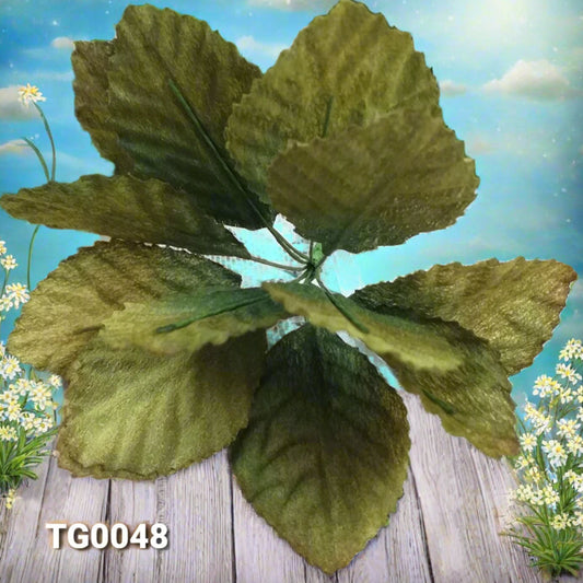 foglie di stoffa verdi velluto fai da te fiori composizioni rose bomboniere articoli per fioristi e fiorai decorazioni hobby perline botanica confezioni packaging segnaposto Natale