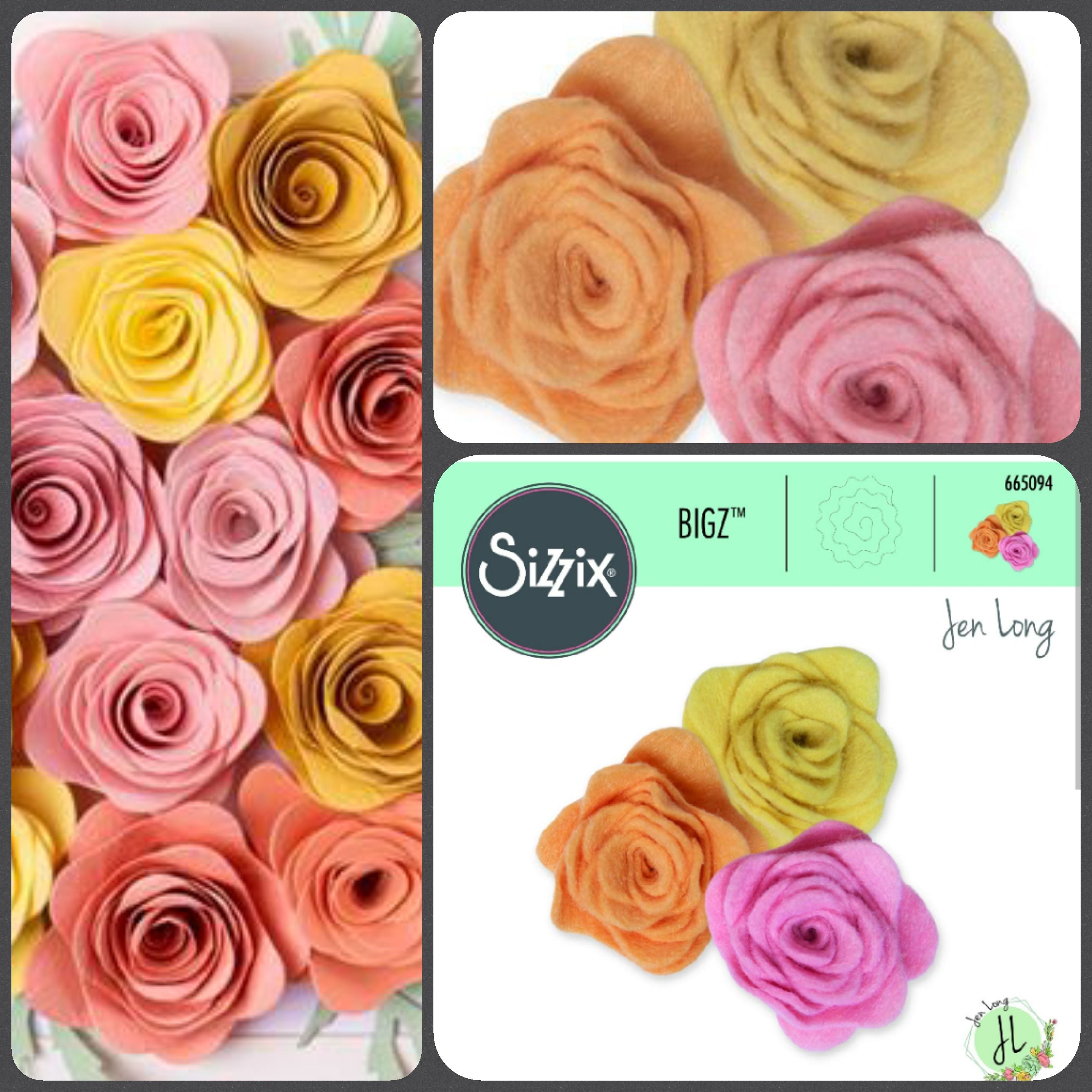 6 Fustelle Per Scrapbooking A Forma Di Fiore - Stencil Per Biglietti Fai Da Te, Album E Decorazioni Creative - Foto 4