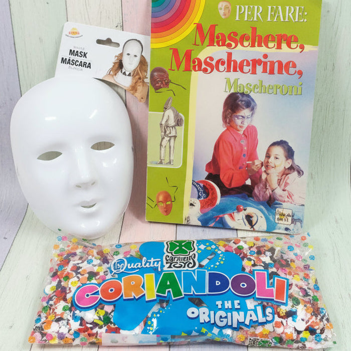 Idee veloci e kit maschere carnevale fai da te per bambini e