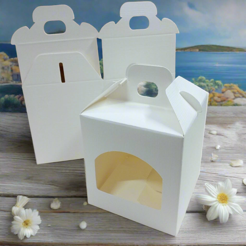 90 x 90 x 100 seta bianco Scotton Spa gift box idea fai da te confezionare regalo bomboniera ricordino packaging candela scatola porta vasetti barattoli miele marmellata candela spargere fiori margherite allestimento