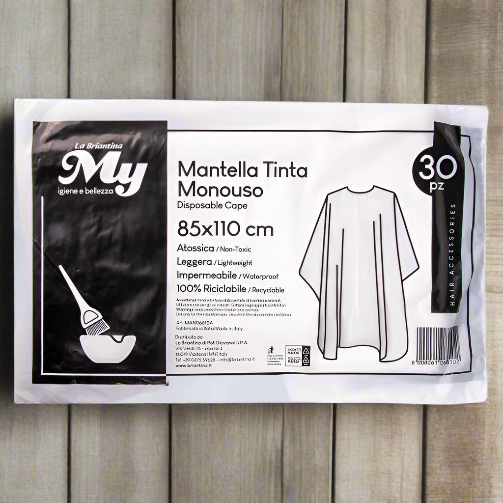 kit fai da te taglio tintura capelli in casa uso professionale parrucchiere lotto 30 mantelline monouso per tinta colorazione meches colpi di luce