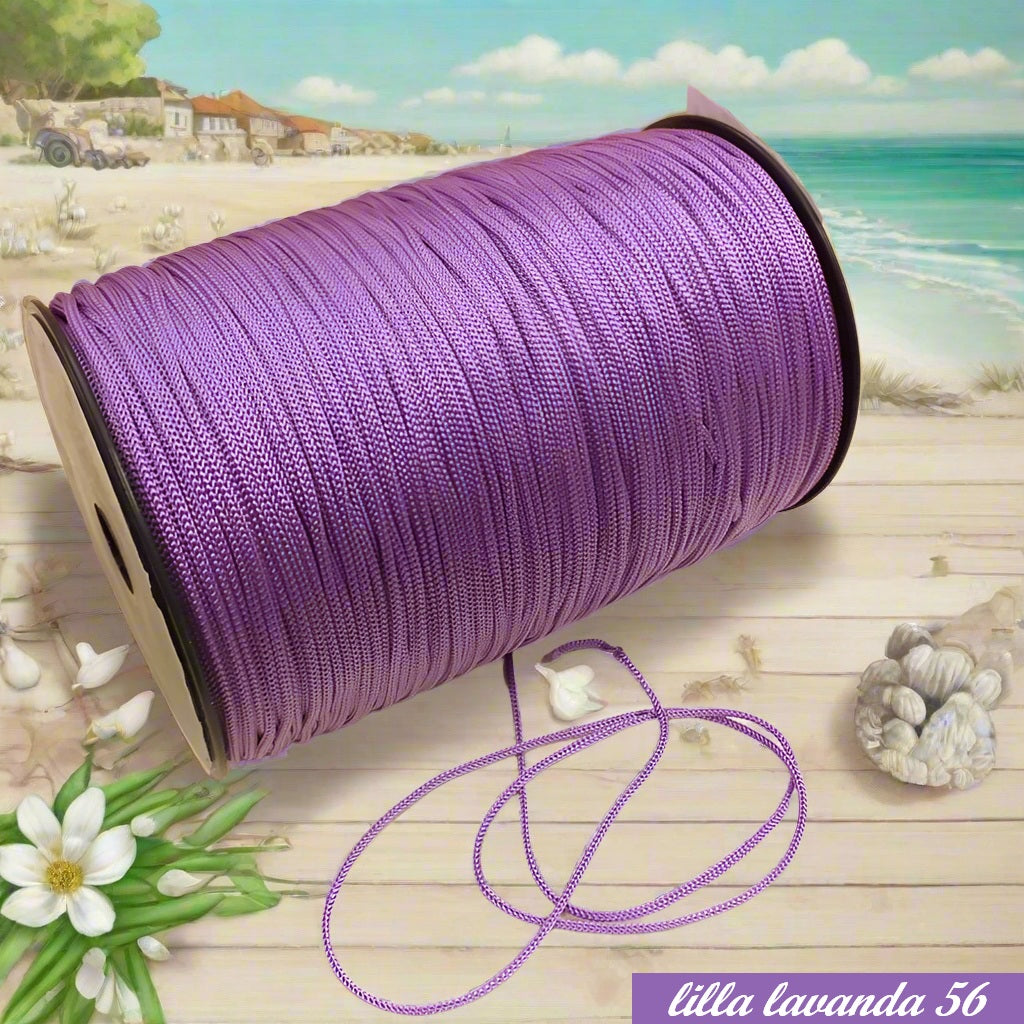 Mas lilla lavanda rocca 500 grammi thai sintetico cordino borse uncinetto tripolino cordoncino colori autunnali per progetti crochet bags amigurumi pochette borsette da sera
