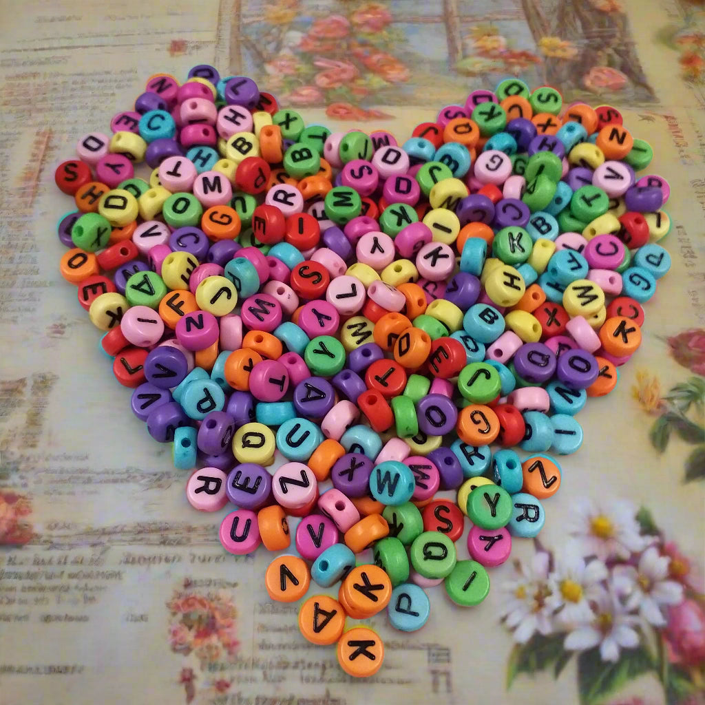 foro 1 mm lettere alfabeto perline colorate miste assortite per braccialetti dell'amicizia gioielli bijoux di perle come orecchini collane ciondoli collanina cellulare friendship bracelets