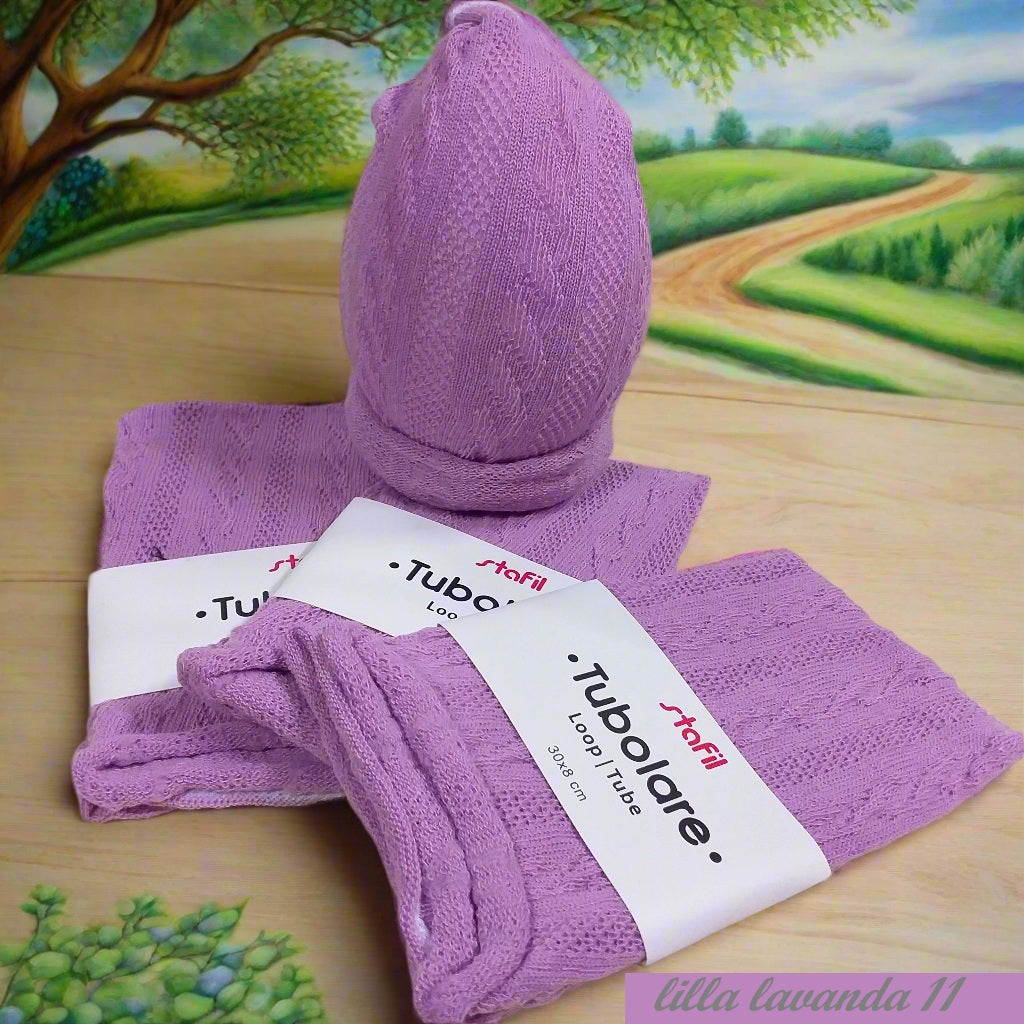 lilla lavanda 11 maglia treccia stafil elasticizzata tessuto stoffa forma tubolari per bambole rivestire uova Pasqua coniglietto gallina palline polistirolo Natale