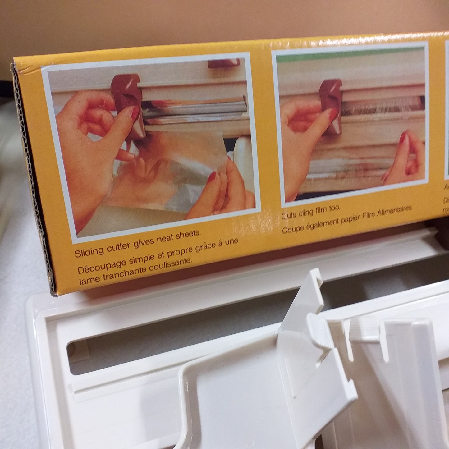 come tagliare alluminio e pellicola mensola portarotoli da muro per cucina in plastica distributore dispenser carta