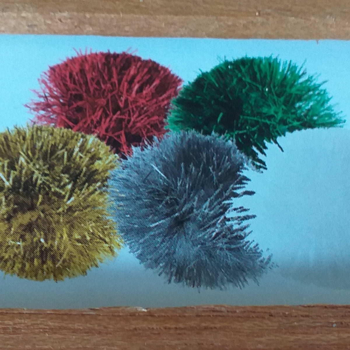 Mini pompon metallici lurex fai te decorazioni palline albero