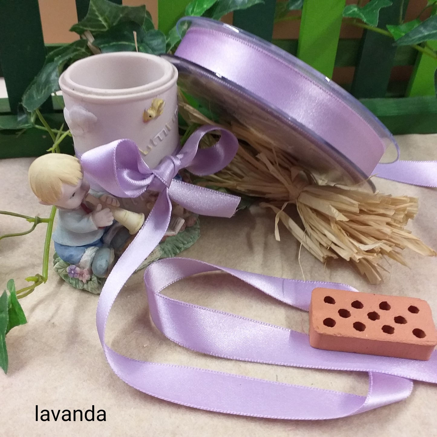colore lavanda negozio shop vendita 15 mm nastri decorativi raso stoffa uso per hobbistica lavoretti cucito creativo bomboniere fai da te addobbi Pasqua confezioni regalo natalizie packaging vetrinistica