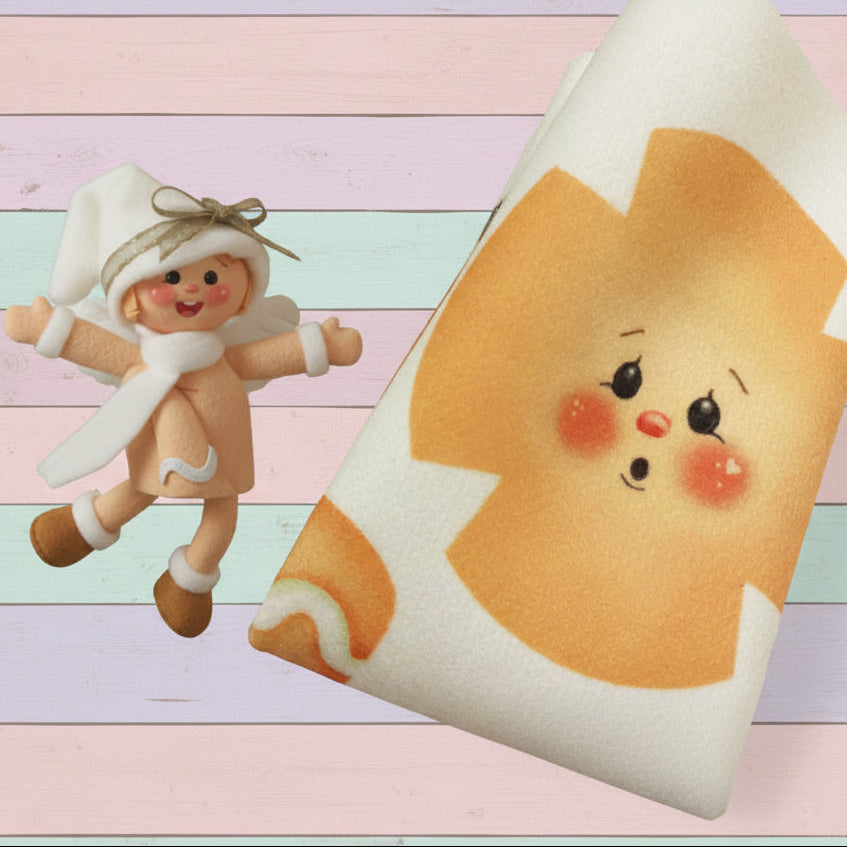 omino pan di zenzero pannello pannolenci ginger Paprika piccolo stampato Renkalik colorato disegnato natalizio da ritagliare per creare bambole di pupazzi Natale