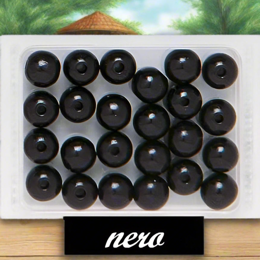 15 mm perle legno grandi forate perline hobbistica fai da te borse ricamo bigiotteria collane bracciali amicizia angeli angioletti bambole colorate nere