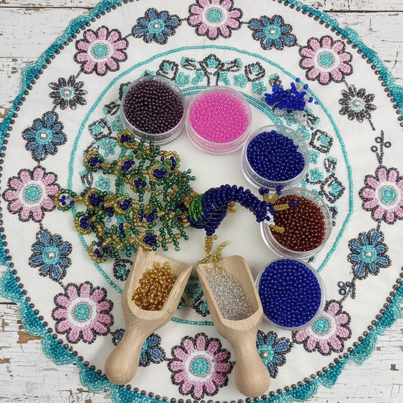 Perline Di Vetro Ceco A Forma Di Rosa Selvatica - Opalino Blu Zaffiro Con Lavaggio Platino - 14 Mm - 12 Perline - Italia - Foto 6