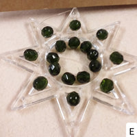 verde scuro lotto offerta E perle cristalli di vetro bigiotteria fai da te collane e bracciali dell'amicizia di perline