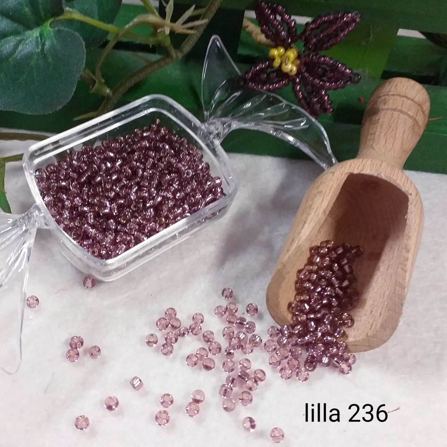 colore lilla glicine 236 hobby perline conteria di vetro argento Stafil creare fiori veneziani alberi bonsai piantine alberelli di rocailles e fiorellini violetta