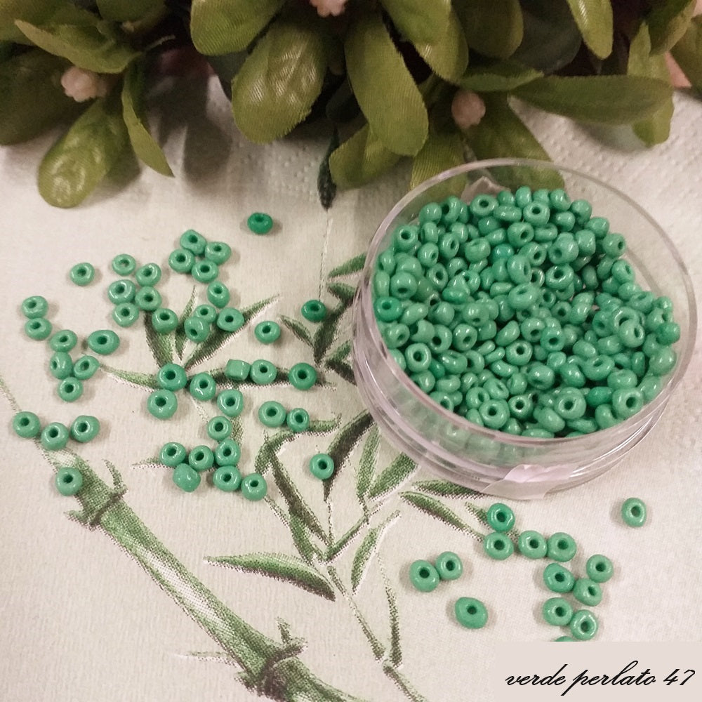 Perline In Vetro Color Rosa Antico 3mm Conteria Per Bigiotteria | GDO