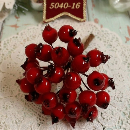 meline di bacche rosse bordeaux 9 mm frutta artificiale uso decorazioni Natale vetrine casa hobby creativi bomboniere fai da te creare alberi bonsai piante perline packaging vetrinistica confezionamento regali addobbi