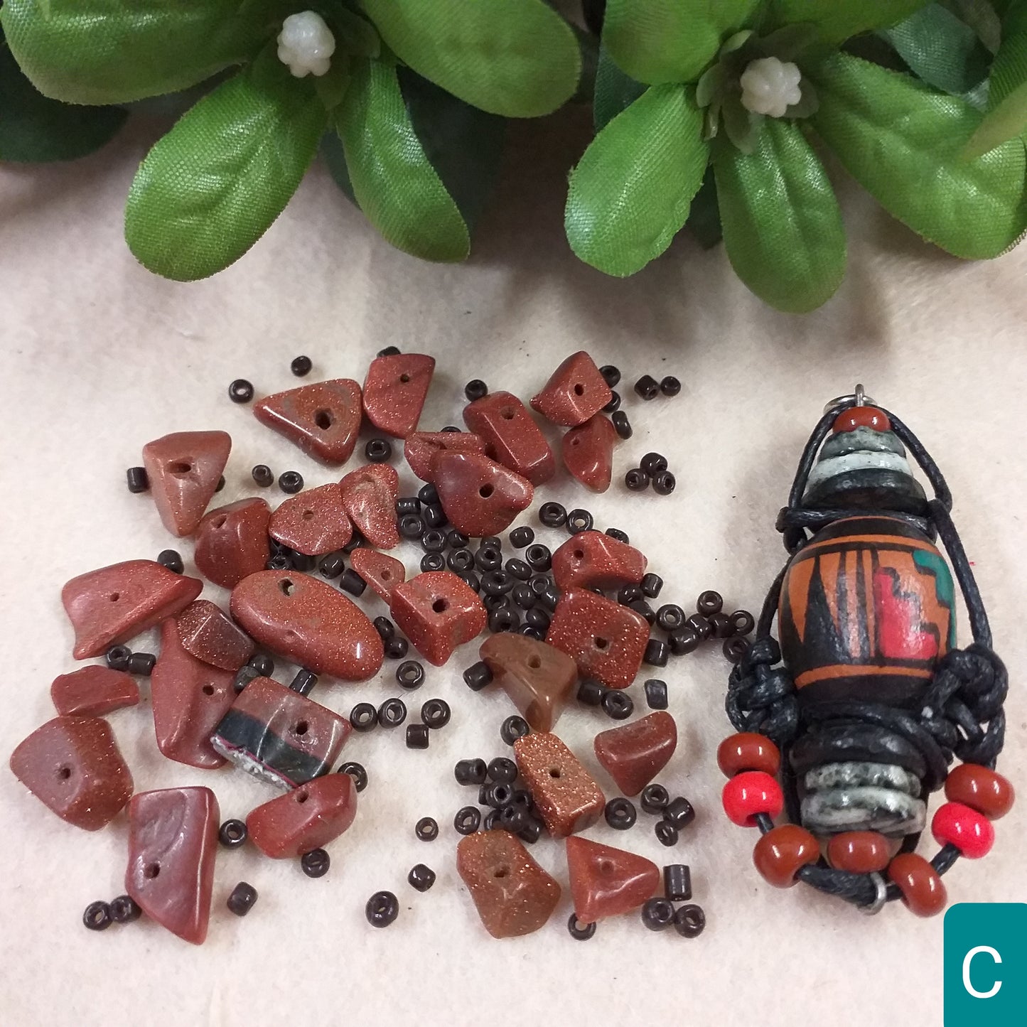 colore marrone nero offerta C perla ceramica fiume-dell-oro pendenti conteria per ciondoli pietre dure e semipreziose per collane con cordini componenti grandi perle bigiotteria bijoux orecchini