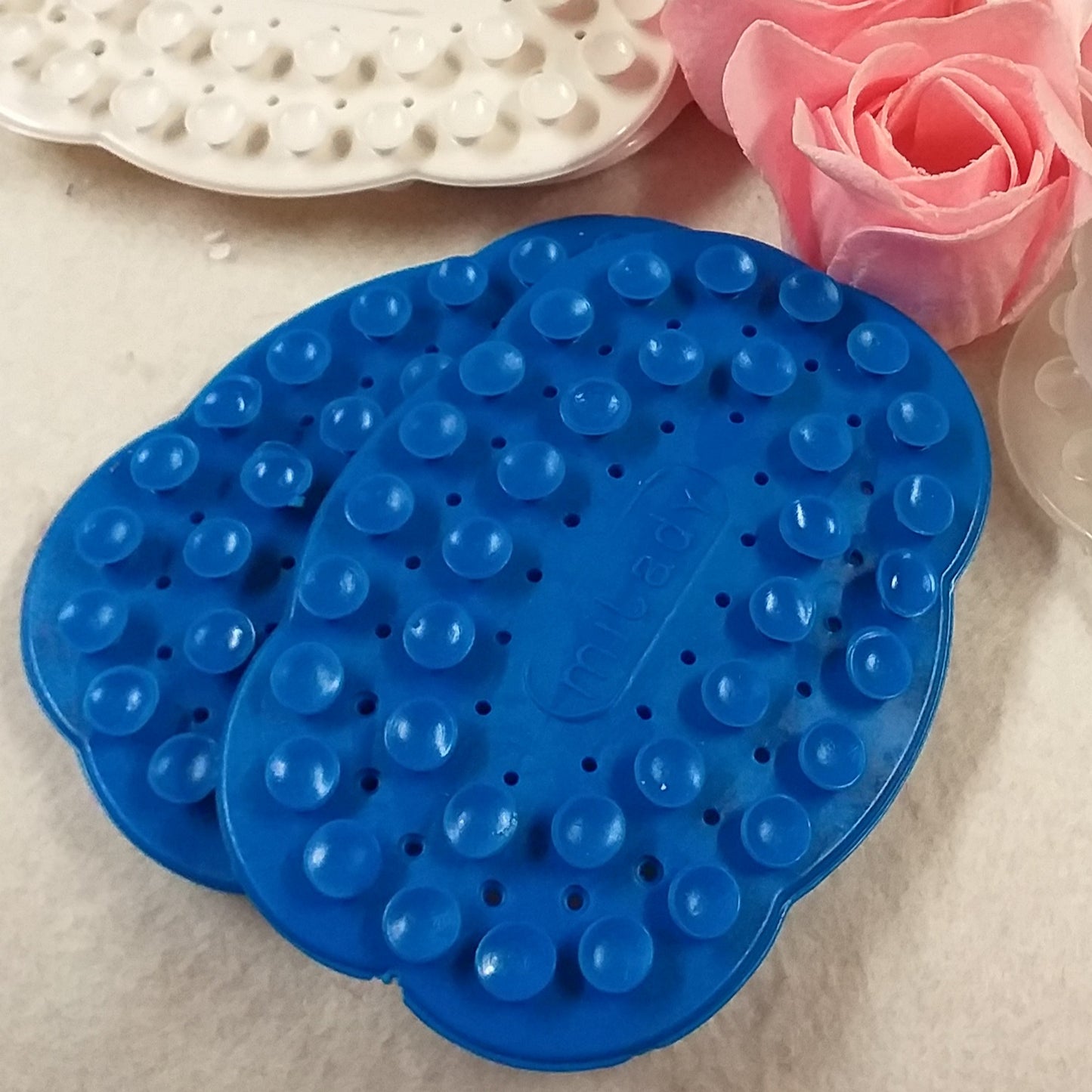colore blu ventose antiscivolo gomma porta sapone bagno cucina colori misti assortiti