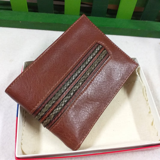 treccina ecopelle portafoglio uomo economico idea regalo portacarte portadocumenti