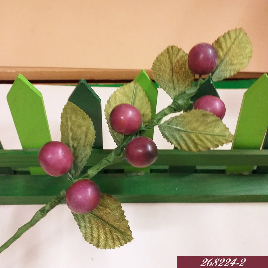 bacche bordeaux susine ramo frutta artificiale finta decorativa natalizia vetrine casa composizioni pasquali floreali fai da te centrotavola addobbi