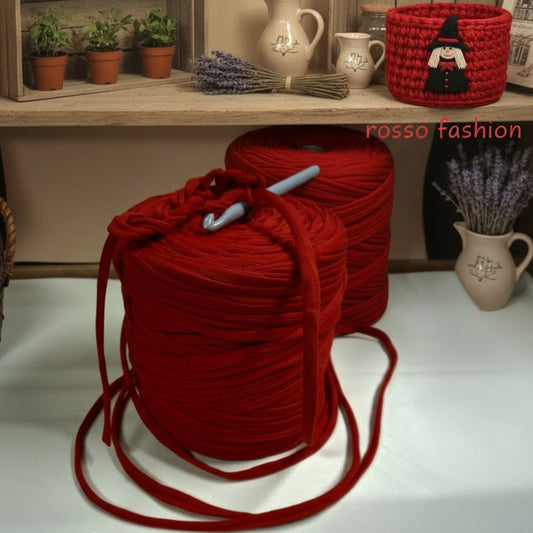 rosso fashion cucirini tre stelle wiggly fettuccia borse uncinetto filato cotone elastico crochet bag clutch progetti pochette borsette da sera cerimonia natalizie cestini