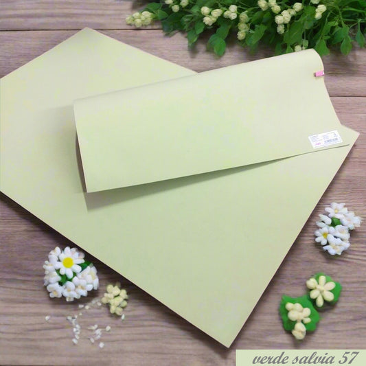 colore 57 verde salvia chiaro 719000 stafil fommy 2 mm gomma crepla spessa morbida modellabile uso lavoretti creativi bambini fiori giganti torte scenografiche compleanno centrotavola pasquale fiorellini bomboniere di carta eva