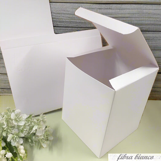 fibra bianco cartoncino per scatole grandi strette alte rettangolari uso confezioni packaging bomboniere fai da te regali