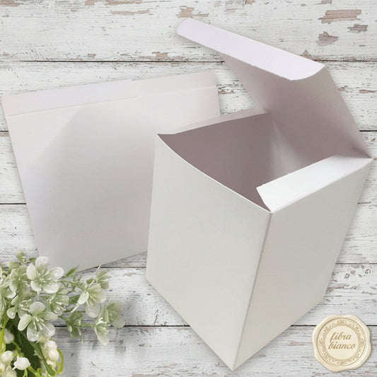 fibra bianco cartoncino per scatole grandi strette alte rettangolari uso confezioni packaging bomboniere fai da te regali