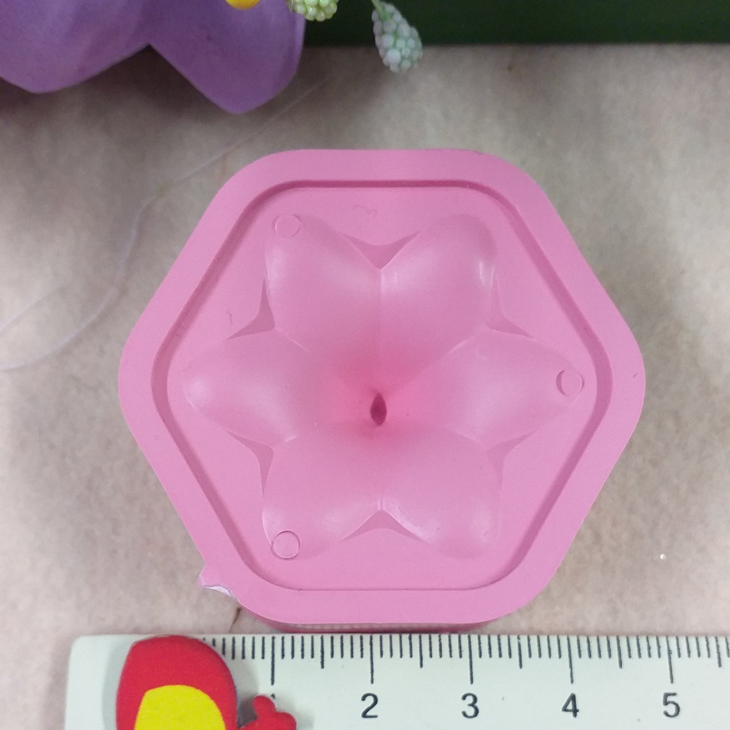 5 cm stampo grande giglio fommy gomma crepla carta eva