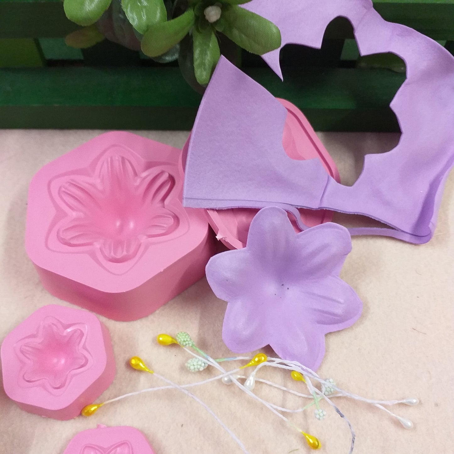 come creare giglio fommy gomma eva crepla con stampi fiori stafil termoformabile termomodellabile