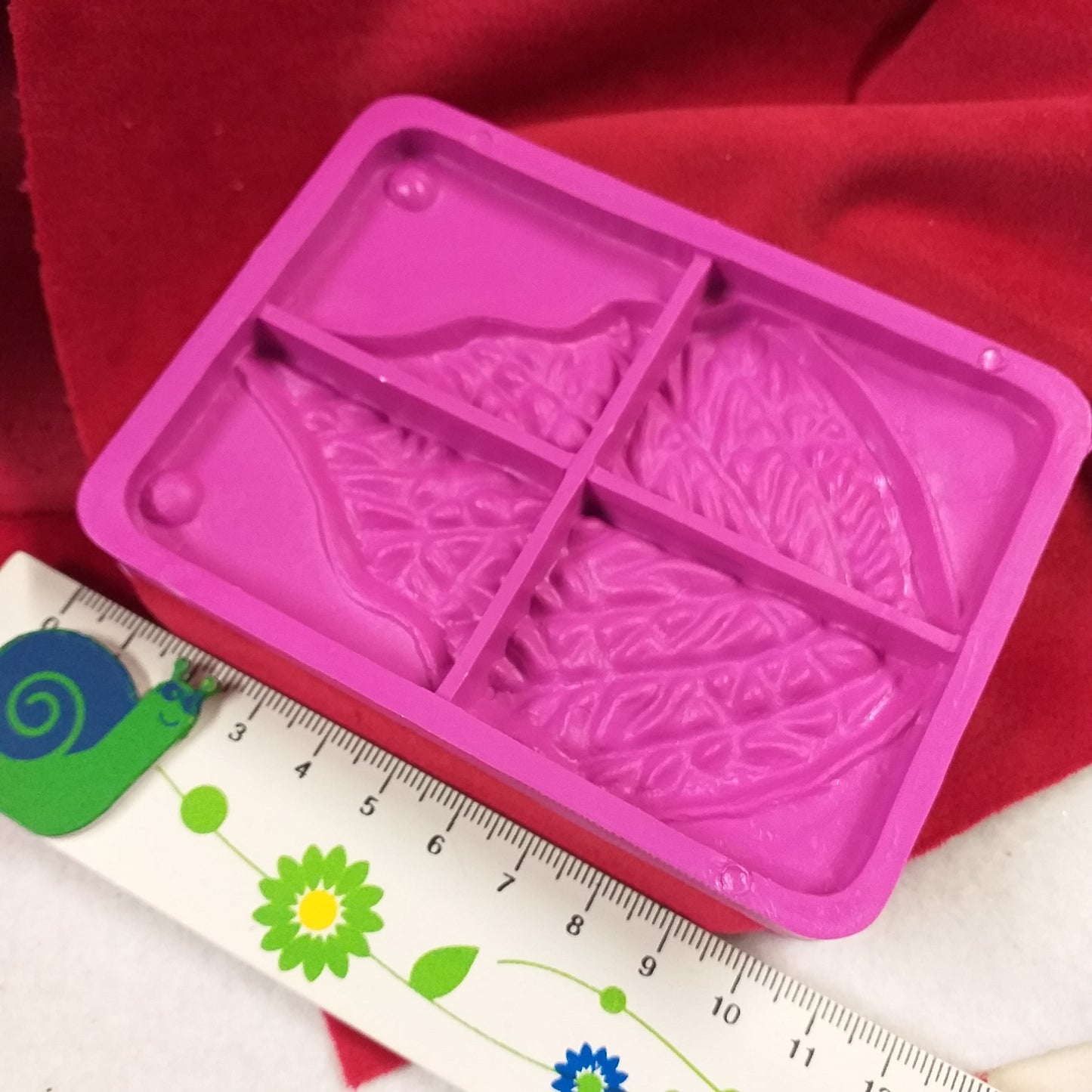 petali grandi 10 cm di fiori artificiali creare con stampi Stafil, velluto Renkalik rosso verde termo-formabile termo-modellabile per stella di natale kit composizioni floreali