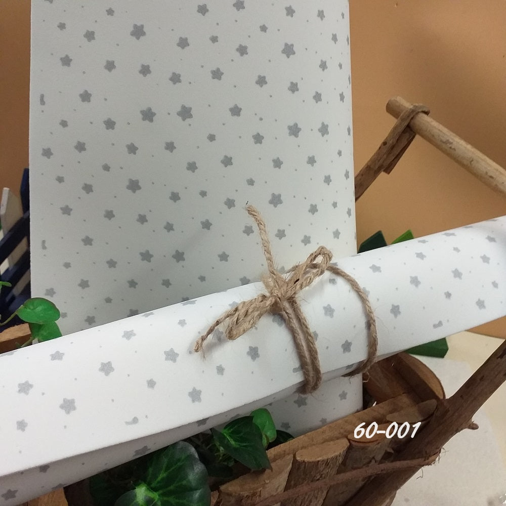 stelline argento sfondo bianco shop online vendita gomma eva crepla Natale fommy stampato fantasia per decorazioni natalizie albero vetrine packaging confezioni pacchi regalo bomboniere laurea