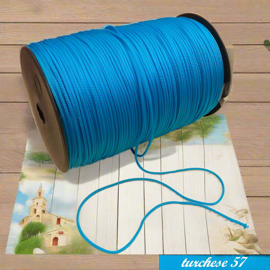 Mas turchese rocca 500 grammi thai sintetico cordino borse uncinetto tripolino cordoncino colori autunnali per progetti crochet bags amigurumi pochette borsette da sera