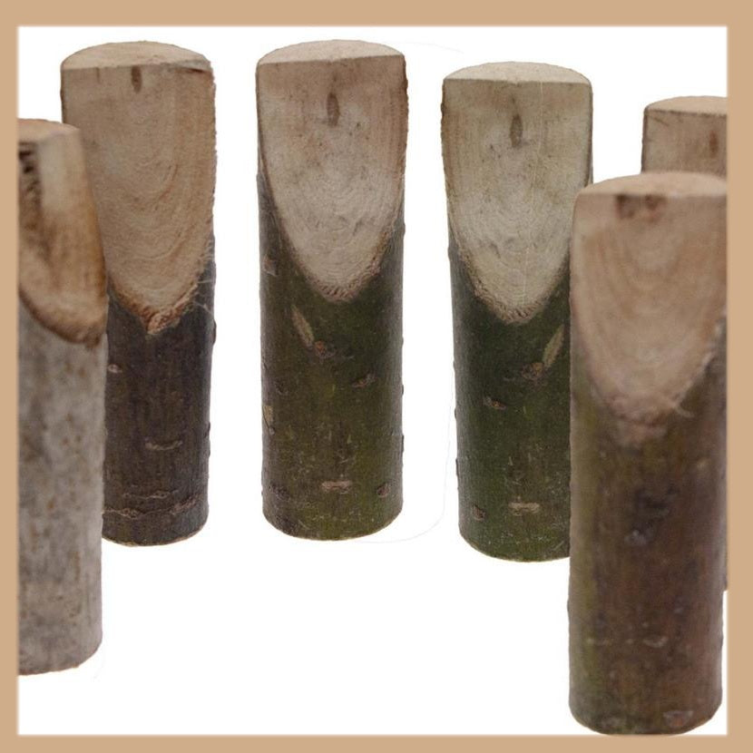 tronchetti di legno decorativi lavoretti creativi natale gnomi pupazzi bambini uso creare centrotavola decorazioni da parete fuoriporta portacandele segnaposto