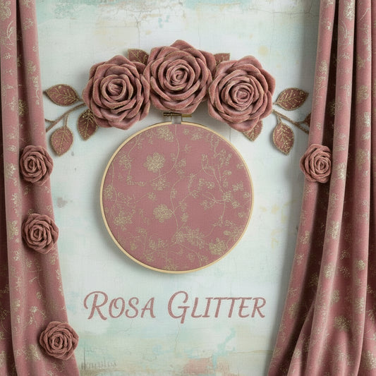 rosa glitter velluto glitter renkalik termoformabile termomodellabile per modellare rose fiori di stoffa e tessuto fare decorazioni cucito creativo