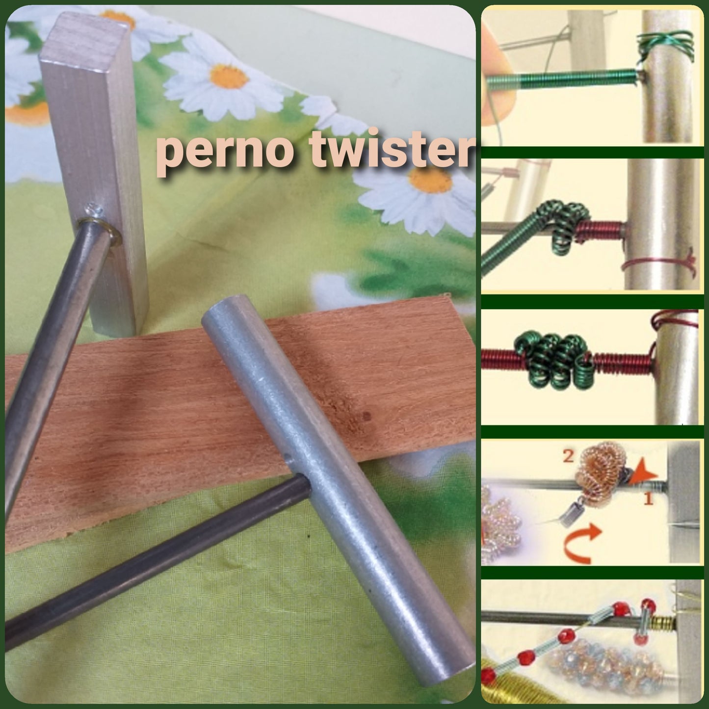 attrezzi per fare bigiotteria creare gioielli di perline perno avvolgitore twister wire di filo di ferro
